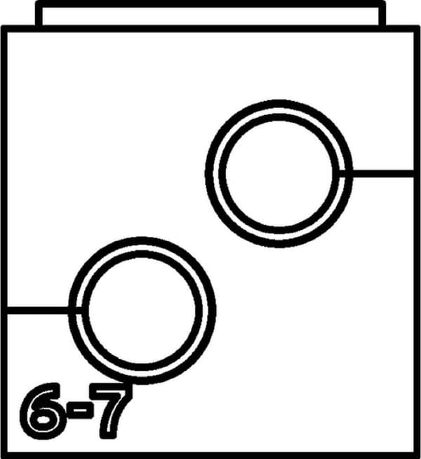 HellermannTyton VP-S_/6-7_Ins-dbl-PL-BK (20) Dubbele doorvoertule Halogenvrij Kunststof Sort 20 stuk(s)