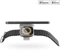 Miniatyrbillede 7 af 10: Zens 2in1 MagSafe + iWatch trådløs risoplader 20W Wit | Send til iPhone 14/13/12 (15W) | Apple iWatch Series Ultra/SE/8//7/6/5/4/3/2/1 | AirPods 3 & P