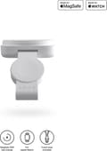 Miniatyrbillede 10 af 10: Zens 2in1 MagSafe + iWatch trådløs risoplader 20W Wit | Send til iPhone 14/13/12 (15W) | Apple iWatch Series Ultra/SE/8//7/6/5/4/3/2/1 | AirPods 3 & P