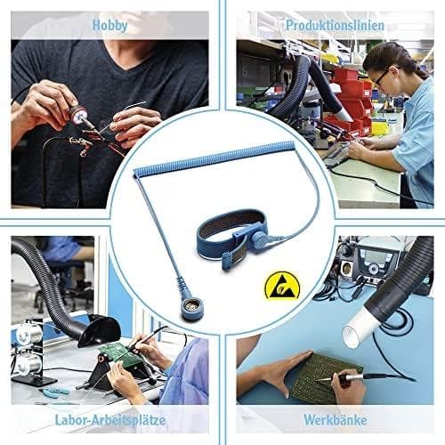 Weller T0051403899 Antistatisk ESD-jordarmbandssats