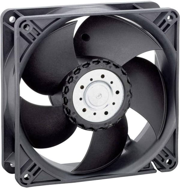 EBM Papst 4412 ML Aksialventilator 12 V/DC 168 m³/h (lxbxh) 38 x 119 x 119 mm Sort