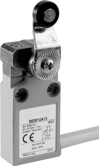 Panasonic endestopkontakt 24 V 5 A rullearm MEM1G42ZD IP67 1 stk (MEM1G42ZD)