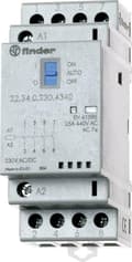 Miniatyrbild 1 av 2: Finder 22.34.0.024.4640 Kontaktor 2x NO, 2x NC 24 V/DC, 24 V/AC 25 A 1 st.