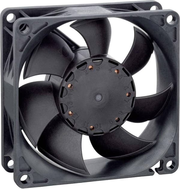 EBM Papst 8452/2 HHP Aksialventilator 12 V/DC 82 m³/h (lxbxh) 25 x 80 x 80 mm