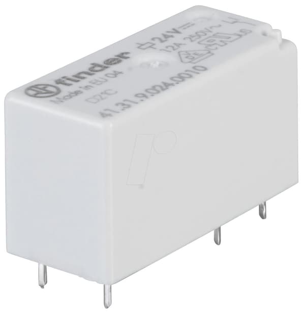 Finder printeffektrelæ 24 VDC 400 mW (41.31.9.024.0010)