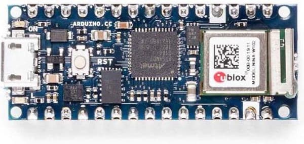 Arduino Nano 33 IoT otsikoineen