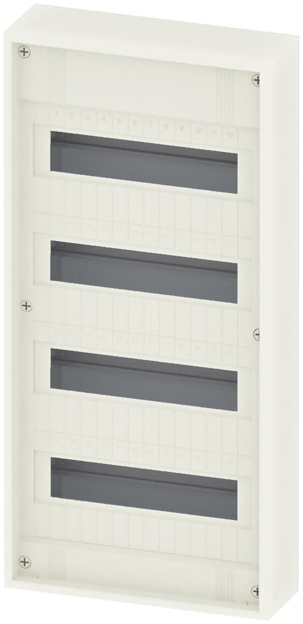 Siemens overflademonteret distributionsskab Antal opdelinger = 48 Antal rækker = 4 8GB5048-0KM (8GB5048-0KM)
