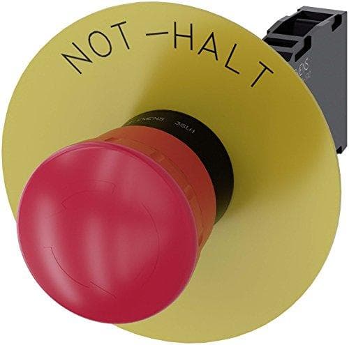 NÖDSTOPP svamptryckknapp 1S+1OE 3SU1100-1HB2 (3SU11001HB201FH0)