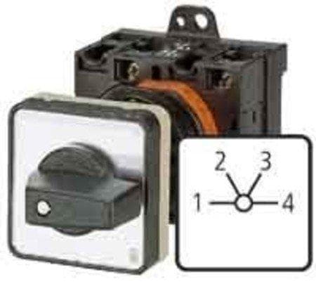 Eaton T0-2-8231/EZ elektrisk vippströmbrytare 1P Svart - Vit (015123)