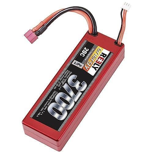 Reely Modellbau batteripakke (LiPo) 7,4 V 3700 mAh Antal celler: 2 20 C Stick Hardcase T-socket (RE-7838415)
