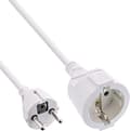 Miniatyrbillede 1 af 2: InLine® strømforlænger beskyttelseskontaktstik / -stikdåse, hvid, 20m (16410E)