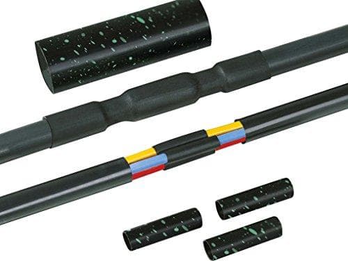 Hellermann Tyton 380-04010 - Krympeslange - Sort - Polyolefin - 25 cm - 2,5 cm - 8 mm (380-04010)