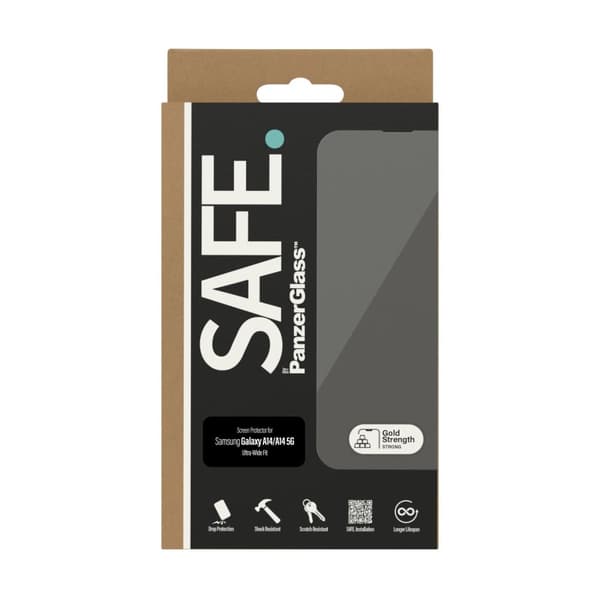 SIKKER. by PanzerGlass - Mobiltelefon skærmbeskytter - glas - til Samsung Galaxy A14 5G (SAFE95323)