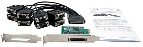 EXSYS GmbH PCIe 8S seriel RS-232-kort, blækspruttekabel (EXAR/MaxLinear) (EX-46028)