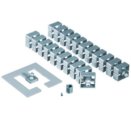 Bachmann KABELSCHLANGE Quadro Set - kaapeli - järjestäjä - hopea (930.017)