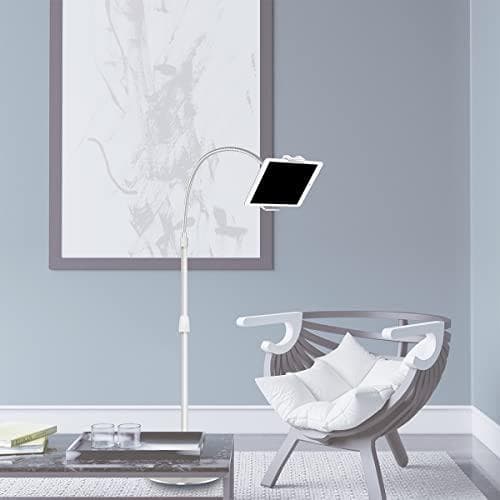 LogiLink-stativ med svanhals för mobila enheter, silver lämplig för 4,7" (11,94 cm) - 12,9" (32,77 cm) smartphones - 1 st (AA0082A)