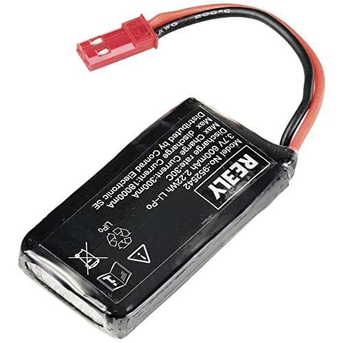 Reely Modellbau batteripakke (LiPo) 3,7 V 600 mAh Antal celler: 1 30 C blødt etui (RE-7868136)