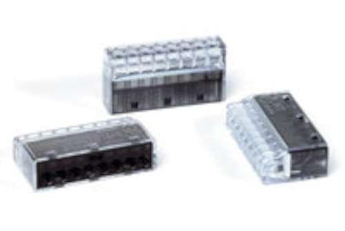 HellermannTyton-liitinnapa = 8, 0,5...2,5 mm² (HCPM-8 PC BK 50)