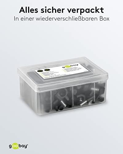 Goobay kabelklemme 10 mm, sort (64683)