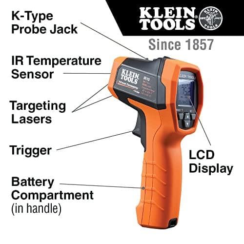 Klein Tools IR10 infraröd termometeroptik 20:1 -40 - 650 °C (IR10)