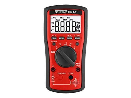 Benning MM 2-2 kädessä pidettävä yleismittari, digitaalinen CAT II 1000 V, CAT III 600 V, CAT IV 300 V Näyttö (määrä): 6000 (044692)