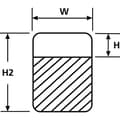 Miniatyrbillede 2 af 4: HellermannTyton RiteOn® refill pack Etiketter pr. ark: 100 RO203REF-100-WH Hvid Indhold: 100 stk. (550-71401)