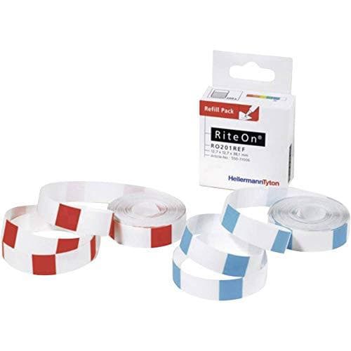 HellermannTyton RiteOn® täyttöpakkaus Tarrat per arkki: 100 RO203REF-100-WH Valkoinen Sisältö: 100 kpl. (550-71401)