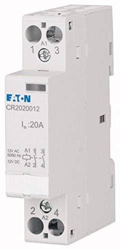 Eaton CR2020008 installationskontaktor Nominel spænding: 8 V DC/AC Skiftestrøm (maks.): 20 A 2 NO kontakter 1 stk (193908)