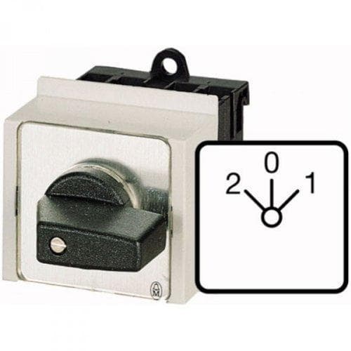 Eaton T0-2-8211/IVS elektrisk vippströmbrytare 2P Svart - Vit (076813)