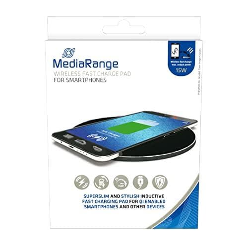 MEDIARANGE BILOPLADER INDUKTIV 15W MRMA118 sort (MRMA118)