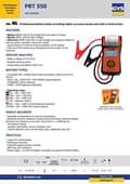 Miniatyrbillede 5 af 6: GYS PBT 550 bilbatteritester 12 V (024199)