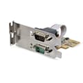Pikkukuva 7 / 9: StarTech.com 2-porttinen PCI Express -sarjakortti, kaksiporttinen PCIe–RS232 (DB9) -sarjaliitäntäkortti, 16C1050 UART, vakio- tai matalaprofiiliset ki