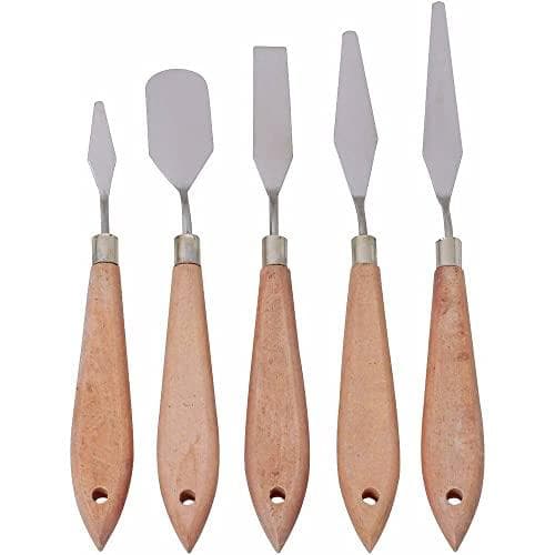 Reely RE-7042686 spatelsæt, 5 dele, meget elastisk (RE-7042686)