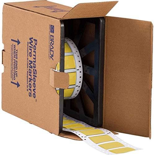 Brady, HX-750-2-YL, B-7642, Heatex Krympeslange 2:1, Gul, 50 x 31,4 mm, til kabeldiametre fra 9,53 - 17,78 mm (250 stk.) (117047)