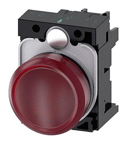 Siemens indikatorlys flad rød 230 V/AC SIRIUS ACT 3SU1106-6AA20-1AA0 1 stk (3SU1106-6AA20-1AA0)