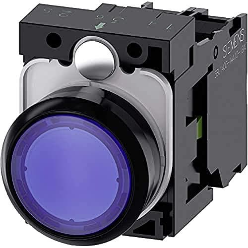 Siemens SIRIUS ACT valaistu painike täysin muovinen, sininen (3SU1102-0AB50-1BA0)