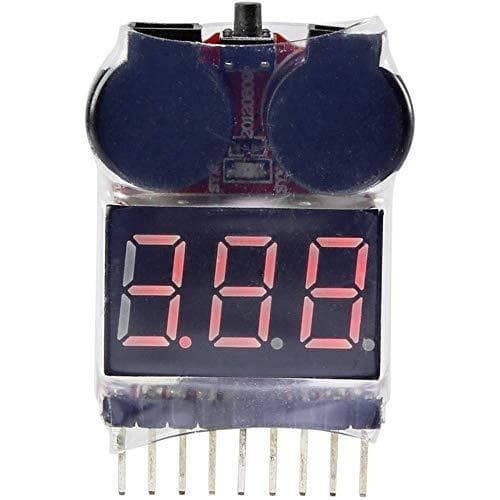 Reely LiPo checker egnet til celler: 2 - 8 1 stk (1511388)