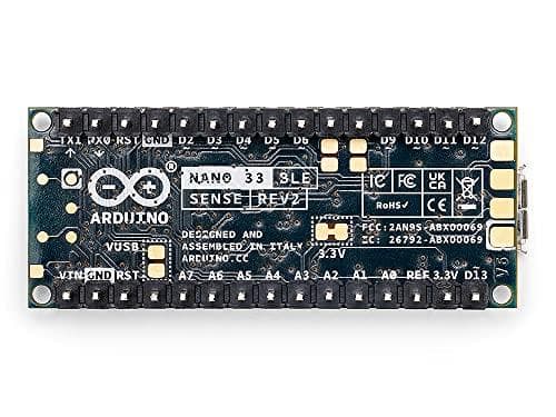 ARD Nano 33BSH2 - Nano 33 BLE Sense Rev.2 nRF52840 med (ABX00070)