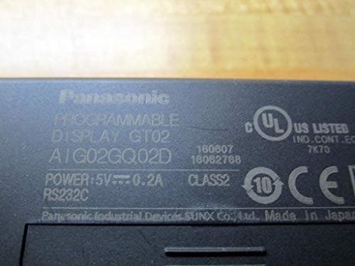Panasonic PLC-skærmudvidelse GT02 operatørpanel AIG02GQ02D 5 V/DC (AIG02GQ02D)
