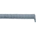 Pikkukuva 1 / 2: LAPP 73220373 kierrekaapeli UNITRONIC® SPIRAL LiF2Y11Y 400 mm / 1600 mm 12 x 0,25 mm² harmaa 1 kpl (73220373)
