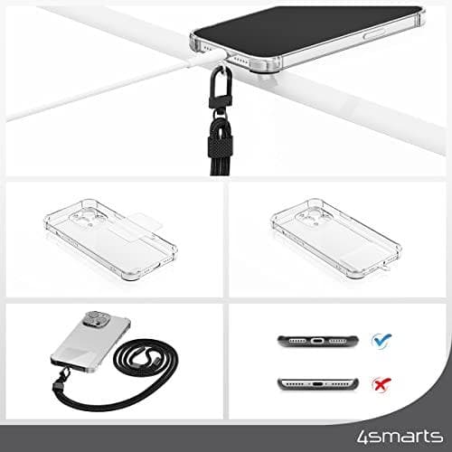 4smarts universel mobiltelefonkæde PhonoLace onyx sort (540489)