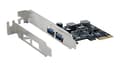Miniatyrbillede 1 af 5: EXSYS GmbH USB 3.2 Gen 1 PCIe-kort med 2 porte, 3A (Renesas) (EX-11192)