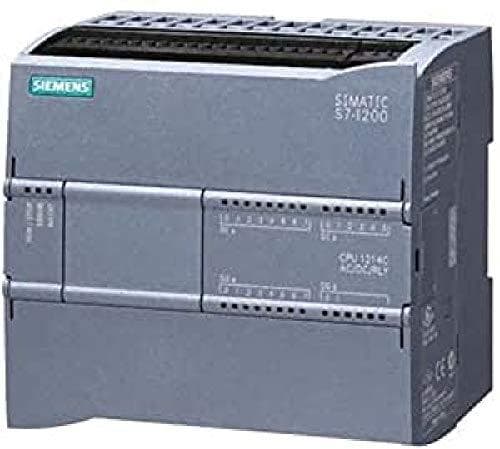 Siemens S7-1200 CPU 1214C SIMATIC S7-1200, 14 DI, 2 AI (0...10 VDC), 6 HS, 10 RO (6ES7214-1HG40-0XB0)