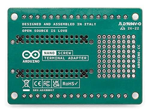 Arduino Adapter Nano Screw Terminal Adapter Nano (ASX00037)