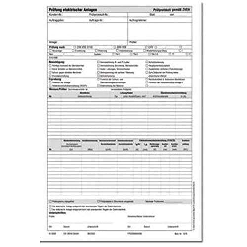 Fluke testrapport 1279 1 blok med 50 ark 0701/0702 (3313435)