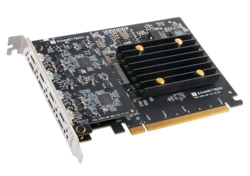 Sonnet Allegro Pro - USB-adapter - PCIe 3.0 x16 - USB-C 3.2 Gen 2 x 8 Svart