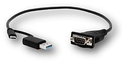 EXSYS GmbH USB 2.0 C+A till 1S seriell RS-232-port, LED (FTDI) (EX-23001)