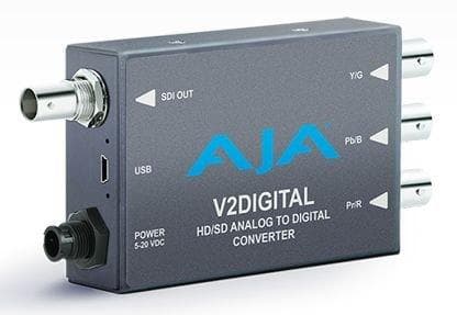 AJA V2Digital - Muunnin analogiselle videolle sarjadigitaaliseksi