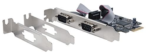 EXSYS GmbH PCIe 2S seriel RS-232-kort (ASIX/MosChip) (EX-46012) Grå