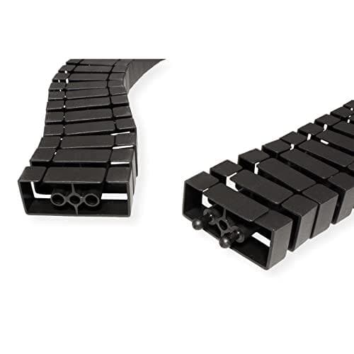 Bachmann KABELSCHLANGE FLEX II - flexibel kabel - 1 m - svart